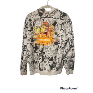 Nickelodeon Rug Rats Pullover Hoodie Sz.M Comic Strip